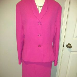 Beautiful pink women's dress suit